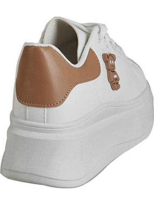 GS06920W Γυναικεία Sneakers Λευκά