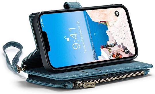 Caseme C30 Brieftasche Blau (iPhone 15)