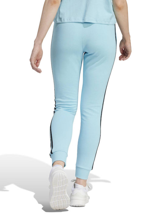 Adidas Essentials 3-stripes French Terry Cuffed Pants Damen-Sweatpants Blau