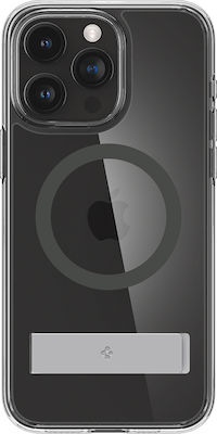 Spigen Ultra Hybrid S MagFit Coperta din spate Plastic / Silicon Grafit (iPhone 15 Pro)