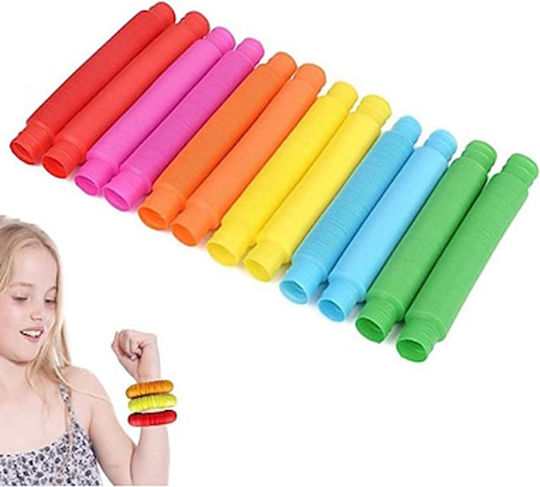 Fidget Tube Plastic Multicolour (Various Designs/Assortment of Designs) 1pc