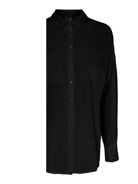 Vero Moda Women's Long Sleeve Shirt Black
