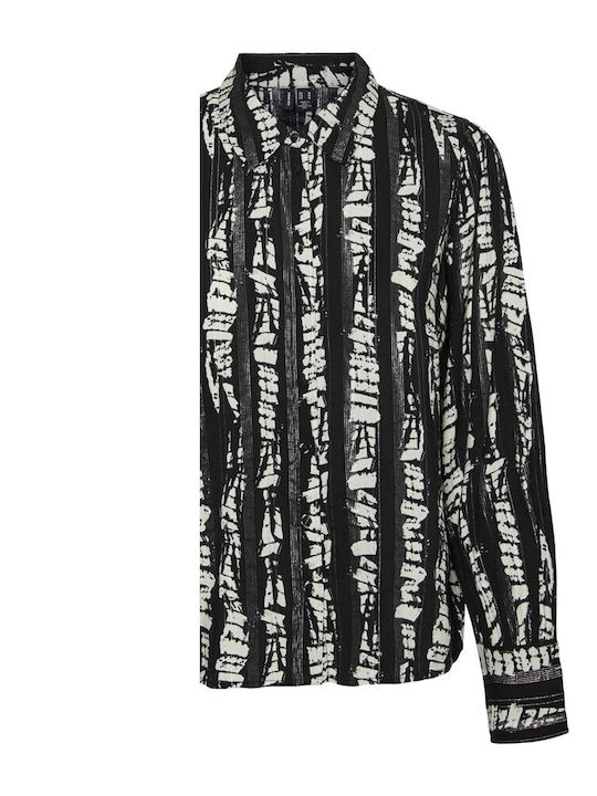 Vero Moda Women's Long Sleeve Shirt Black