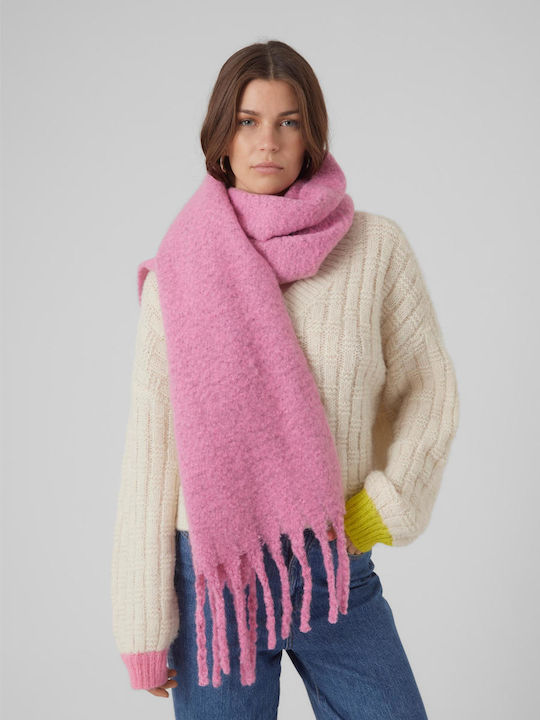 Vero Moda Women's Wool Scarf Pink