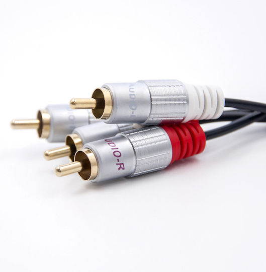 Qoltec 2m 2x RCA male Cable (52338)