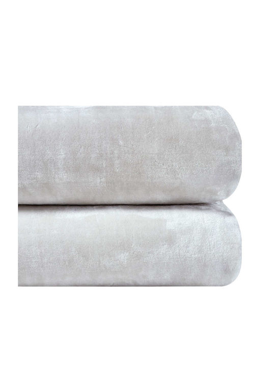 Kentia Notte Blanket Velvet Semi-double 180x220cm. 00 White