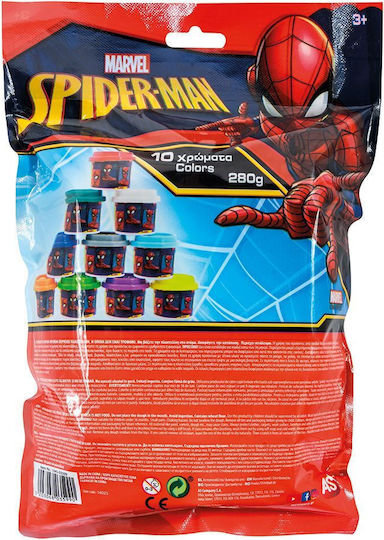 AS 10 Πλαστοζυμαράκια Πλαστελίνης Spiderman για 3+ Ετών