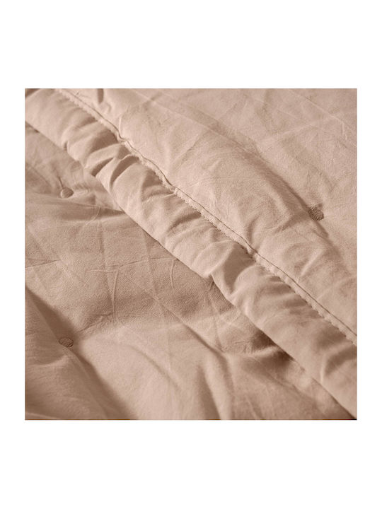Aigaion Duvet Single 170x240cm Non Iron Beige 260 GSMGsm