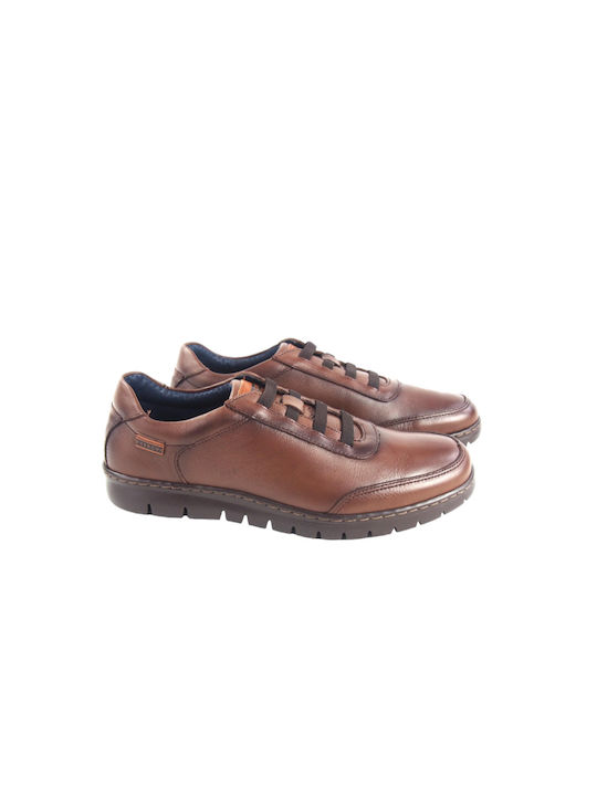 Baerchi Men's Anatomic Leather Casual Shoes Tabac Brown