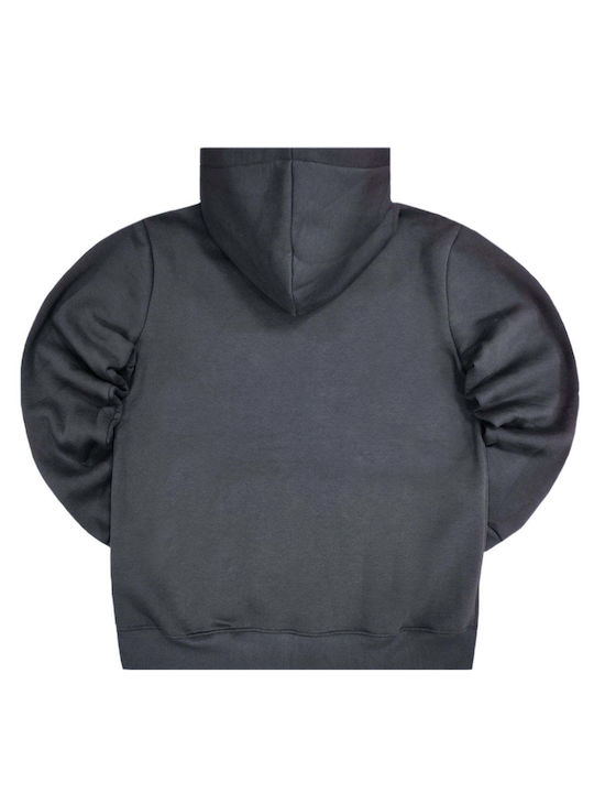 Magic Bee Men's Sweatshirt Jacket with Hood Gray