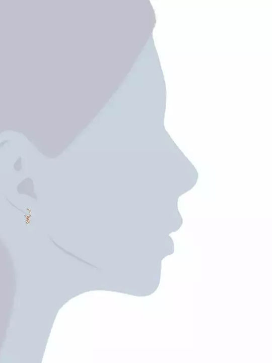 Nahla Jewels Kids Earrings Stars Rose Gold
