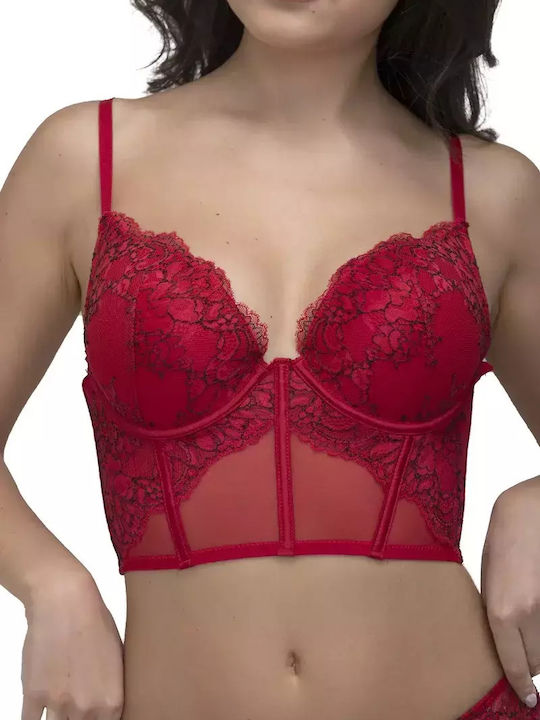 Bonatti Bra with Light Padding Red