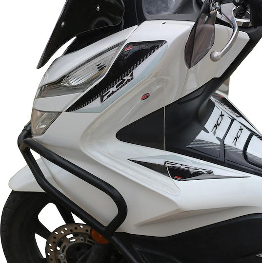 GP Kompozit Dreapta Plastic Lateral Motocicletă pentru Honda PCX 125 Transparent 1buc