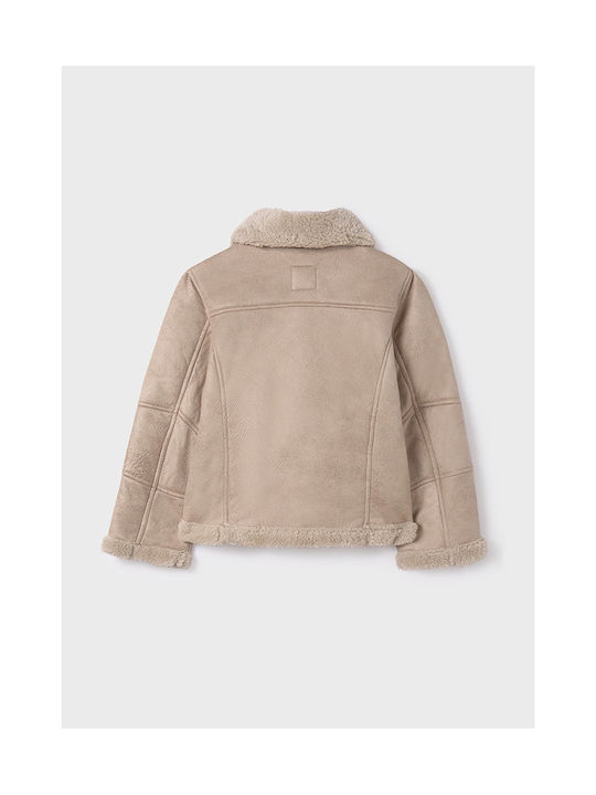 Mayoral Girls Casual Jacket Beige