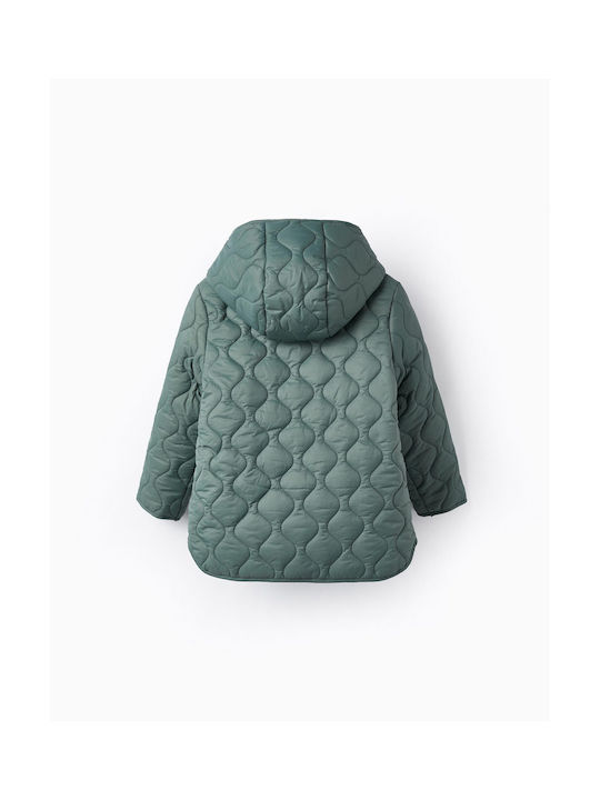 Zippy Kinderjacke mit Kapuze Grün