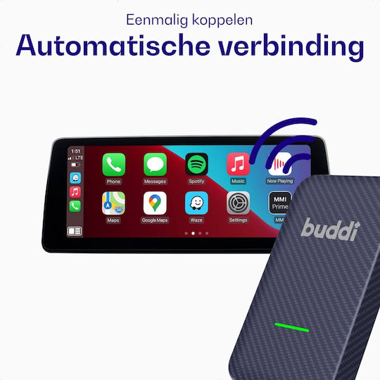 Buddi Bluetooth Автомобил за Таблото (Аудиоприемник)