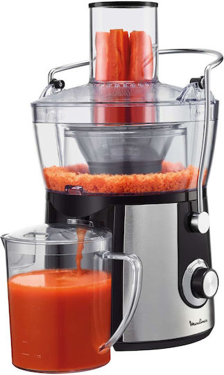 Moulinex Juice Express Αποχυμωτής 800W Inox Ασημί