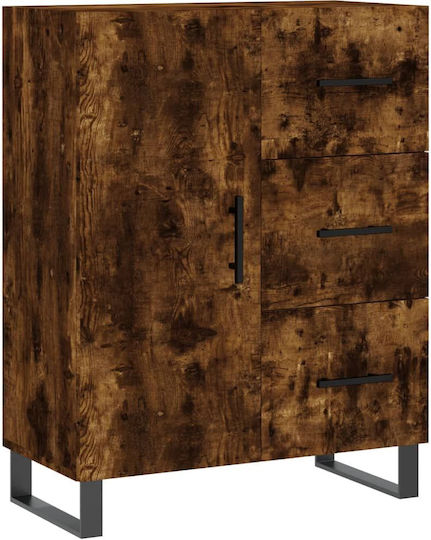 Ντουλάπα Γραφείου Ξύλινη Καφέ 69.5x34x180cm