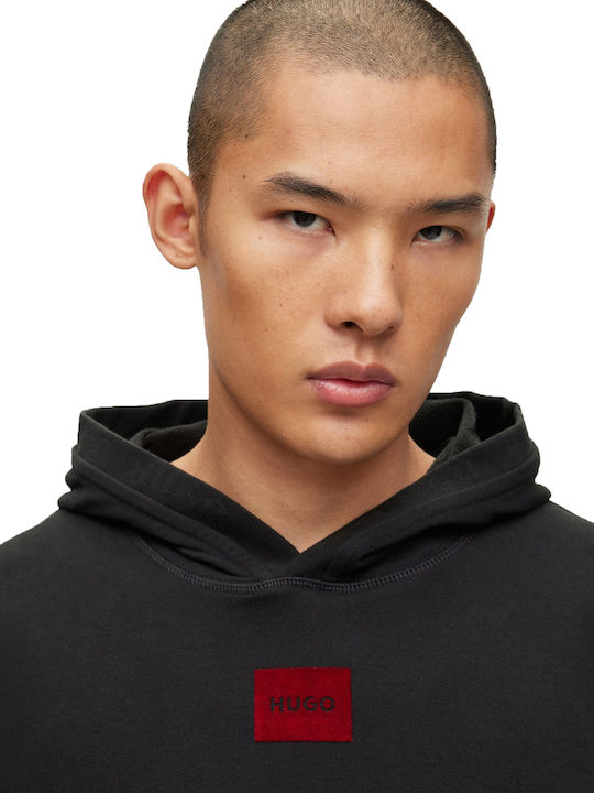 Hugo Boss Men's Sweatshirt with Hood Black