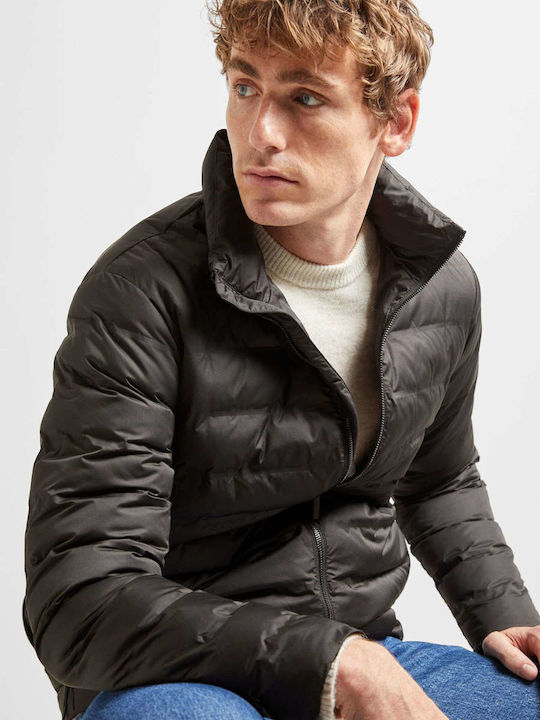 Winter Jacke Puffer Schwarz