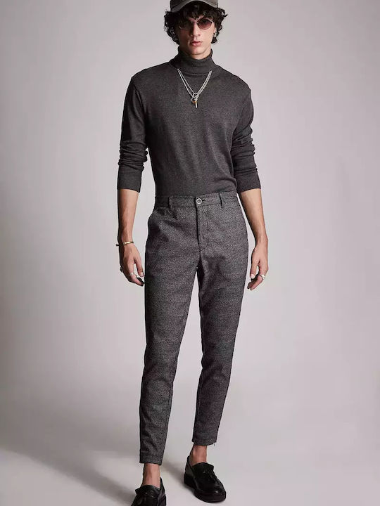 Stefan Fashion Herrenhose Chino Elastisch in Slim Passform Gray