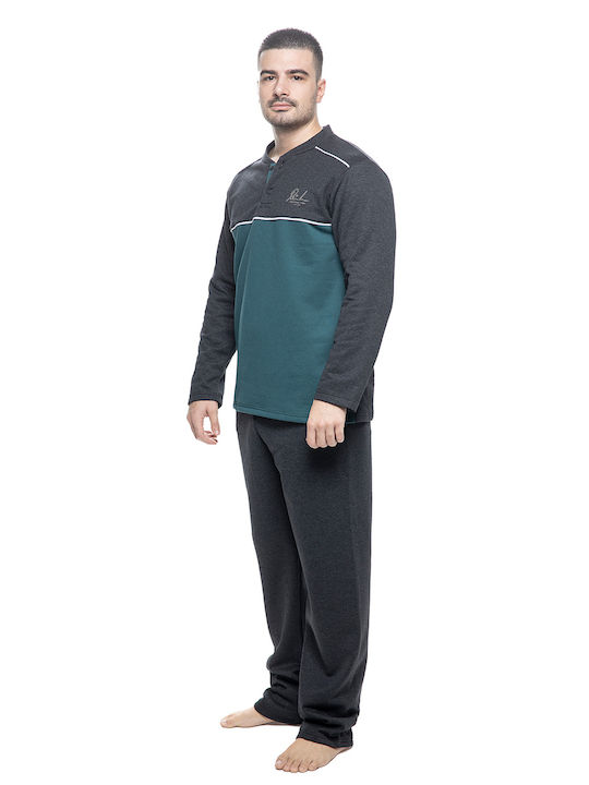 Koyote Men's Winter Pajamas Set Gray