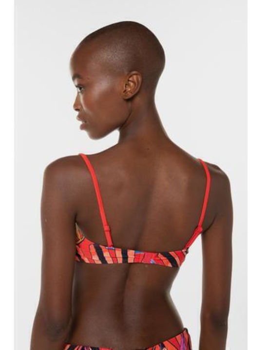 Triangle Bikini Top Playa with Adjustable Straps Multicolour