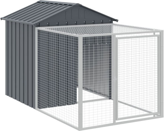vidaXL 3189073 Galvanized Steel Cage for Birds 117x123x123cm