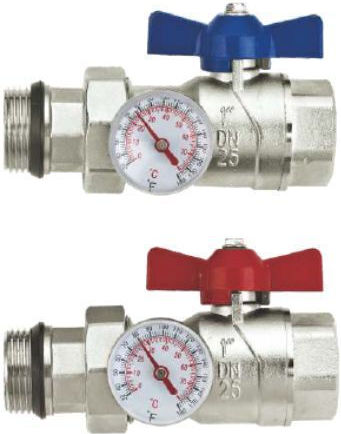 NVR Wasserhahn / Schalter Gerade 1" mit Verbinder