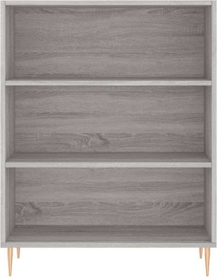 Wohnzimmer Nischenschrank aus Spanplatte Grau 69.5x32.5x180cm