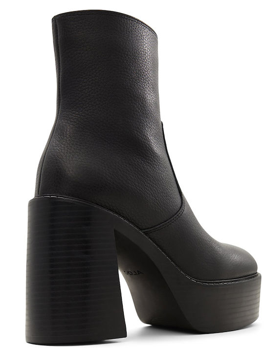 Aldo Leather Women's Ankle Boots Black