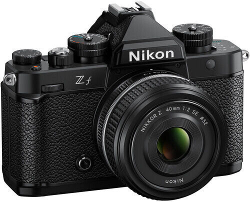 Nikon Z f Безогледален Фотоапарат Комплект (Z 40mm F2 SE) Черна
