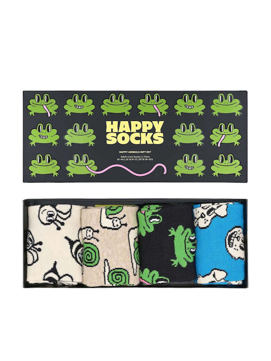 Happy Socks Κάλτσες Πολύχρωμες 4Pack
