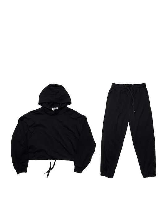 Ustyle Set Women's Sweatpants Black