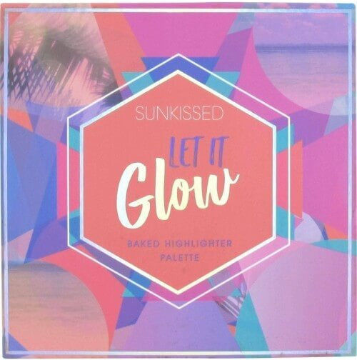 Sunkissed Let It Glow Baked Highlighter Palette 28gr