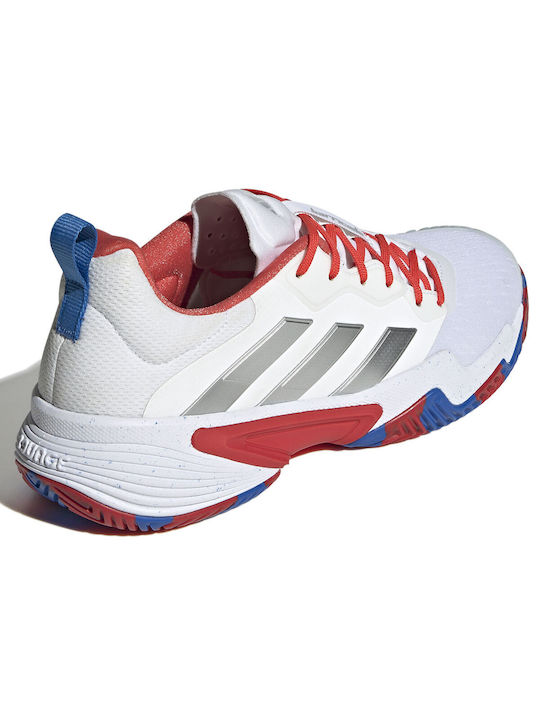 adidas Barricade Men's Tennis Shoes for Hard Courts White