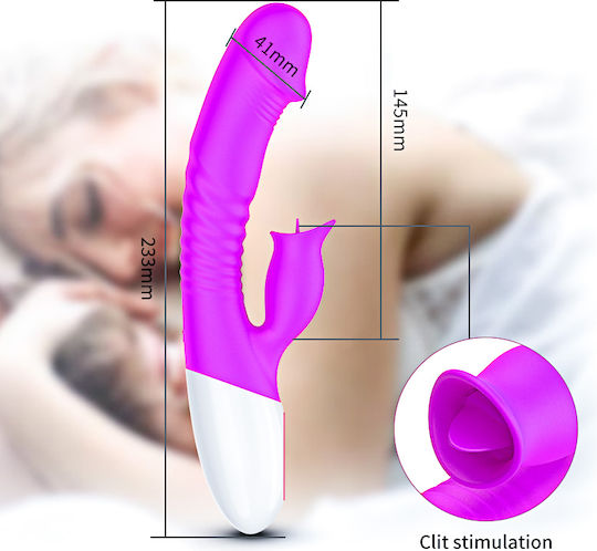 Kinksters Κλειτοριδικός Δονητής 23cm Μωβ
