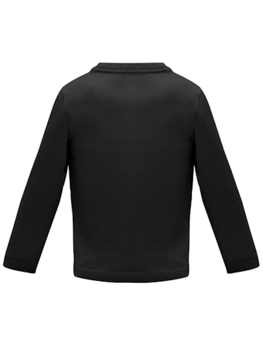 Kids Blouse Long Sleeve Black