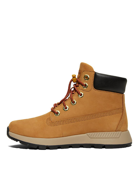 Timberland Δερμάτινα Παιδικά Μποτάκια Κίτρινα