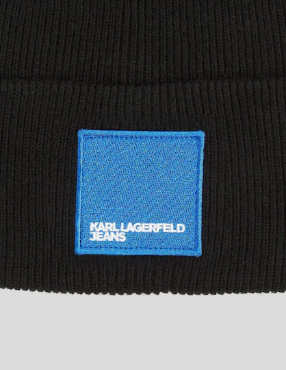 Beanie Unisex Beanie Gestrickt in Schwarz Farbe