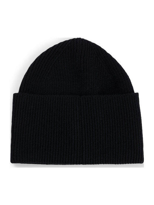 Beanie Ανδρικός Σκούφος Πλεκτός σε Μαύρο χρώμα