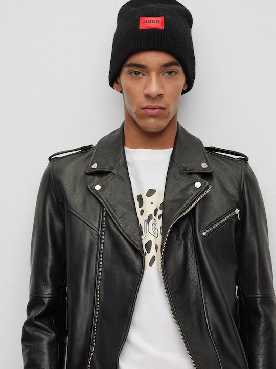Beanie Ανδρικός Σκούφος Πλεκτός σε Μαύρο χρώμα