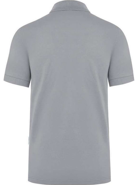 Karlowsky Ανδρικό Διαφημιστικό T-shirt Κοντομάνικο σε Γκρι Χρώμα