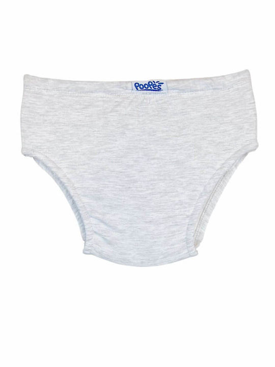 Poopes Kids' Diaper Underwear Gray