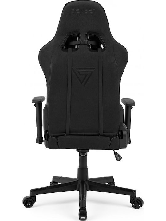 SENSE7 Spellcaster Υφασμάτινη Καρέκλα Gaming με Ρυθμιζόμενα Μπράτσα Μαύρη