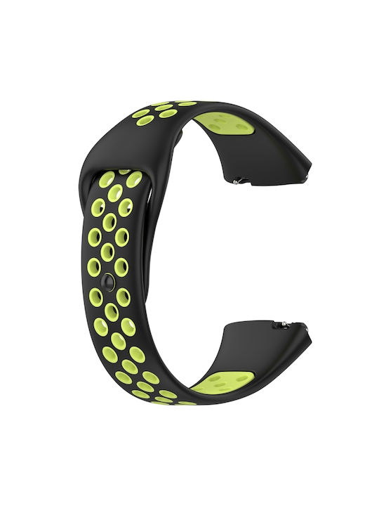 Two Color Λουράκι Σιλικόνης με Pin Μαύρο (Redmi Watch 3 Active)