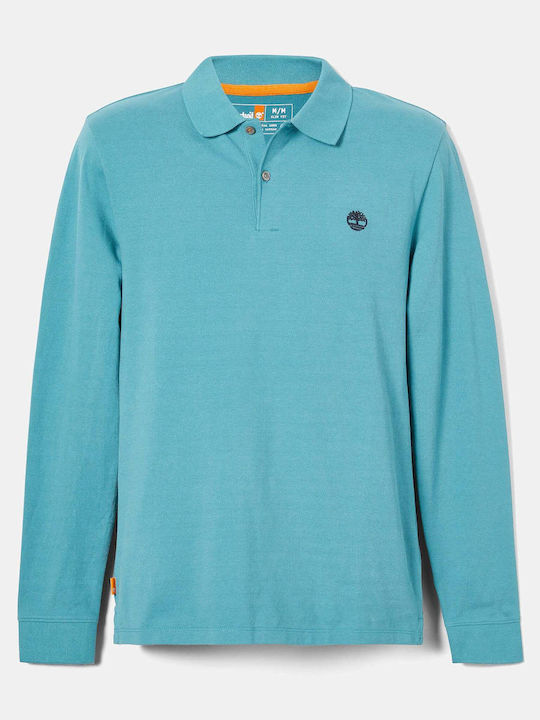 Men's Polo Short Sleeve T-shirt Petrol Blue