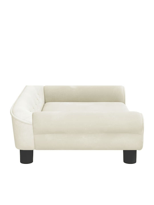 vidaXL Sofa Hundebett Beige 70x48cm.