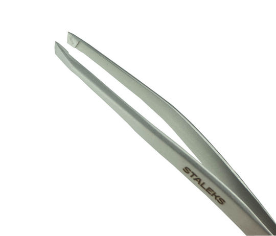 Staleks Augenbrauenpinzette mit Schräger Spitze