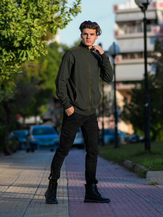 Men's Cardigan Khaki